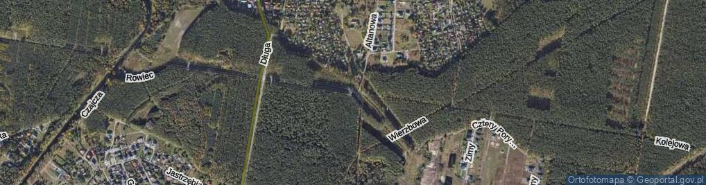 Zdjęcie satelitarne Szeroka ul.